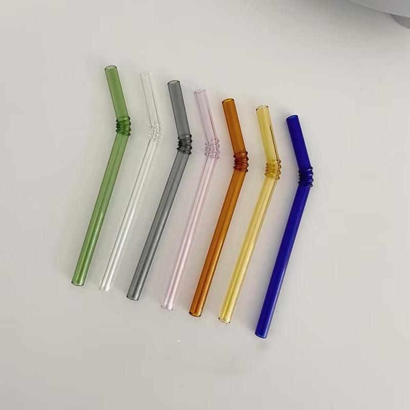 The Shortie Glass Straw Set