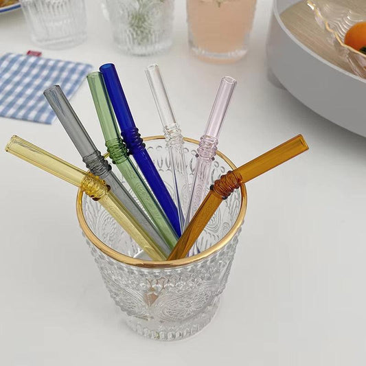 The Shortie Glass Straw Set