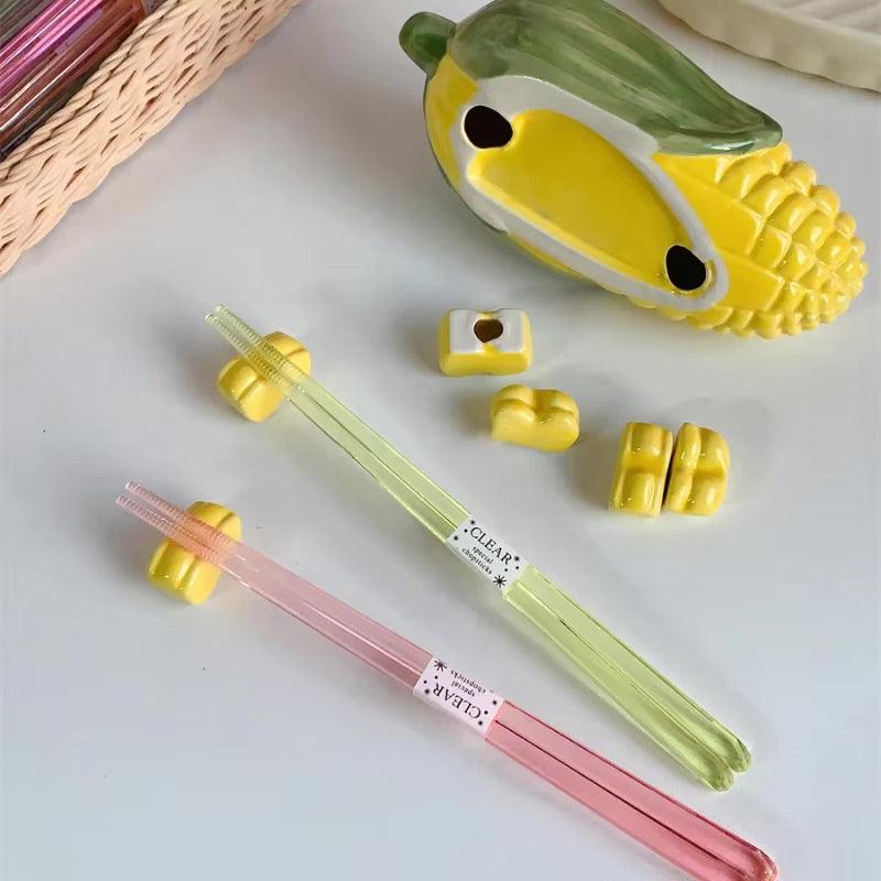 The Corny Chopstick Rest Set