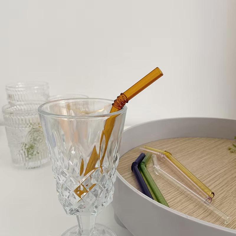 The Shortie Glass Straw Set