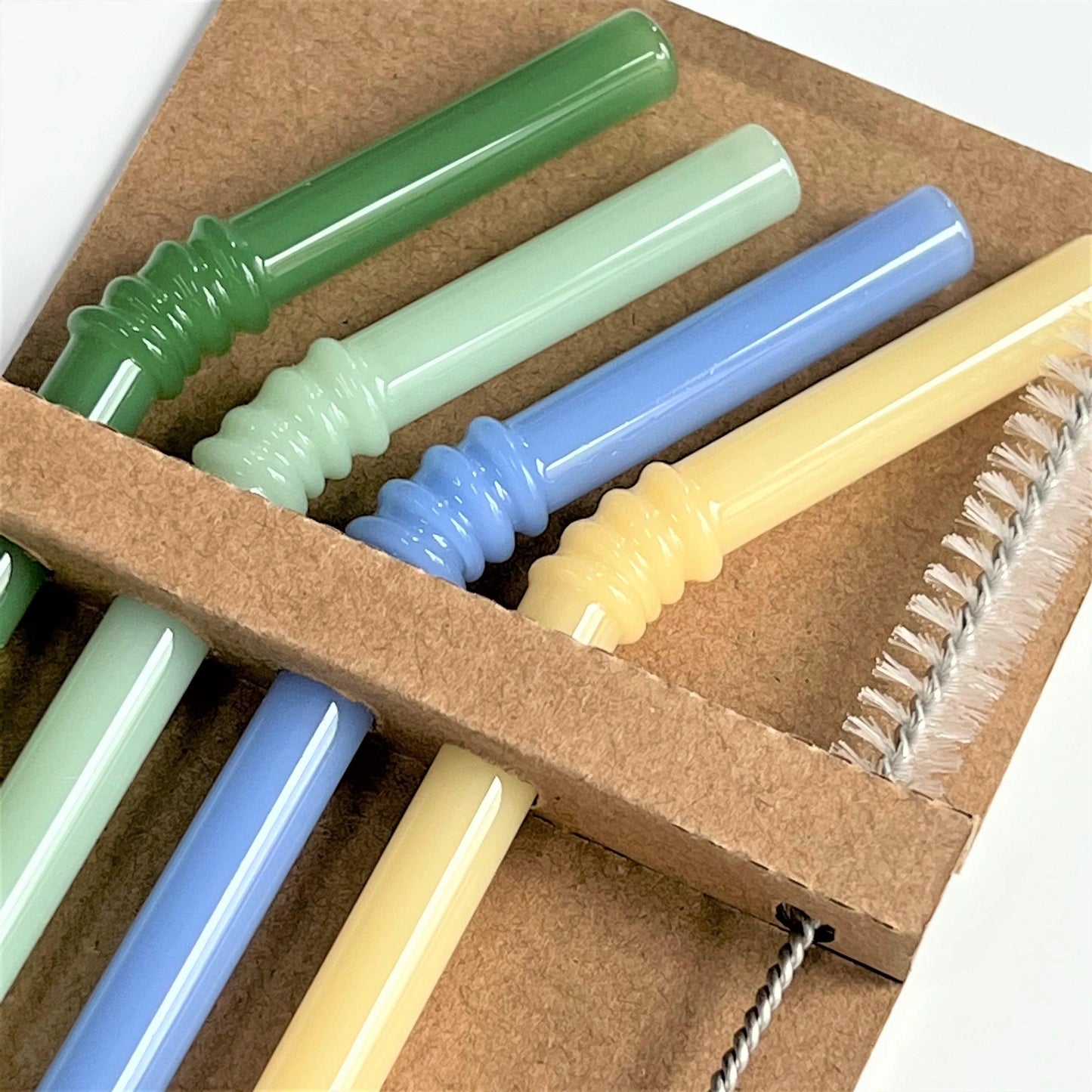 The Shortie Glass Straw Set