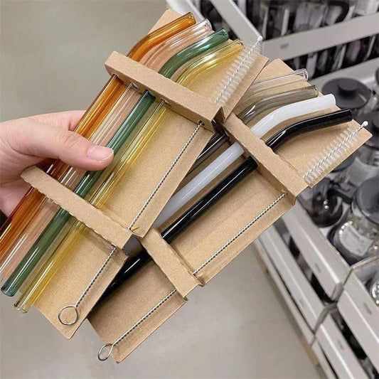 The Tall Glass Straw Set