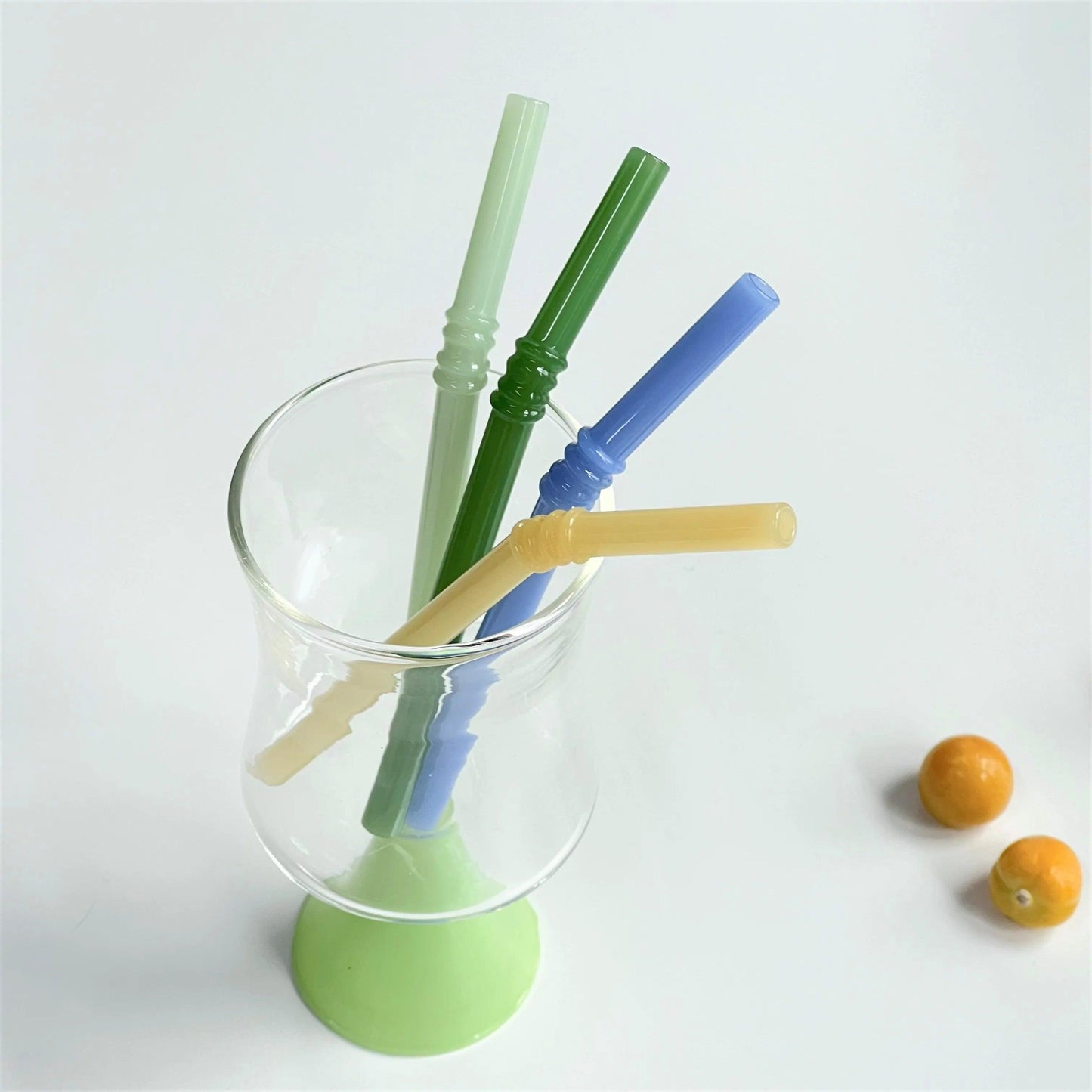 The Shortie Glass Straw Set