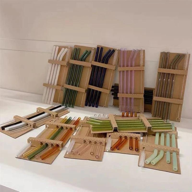 The Tall Glass Straw Set