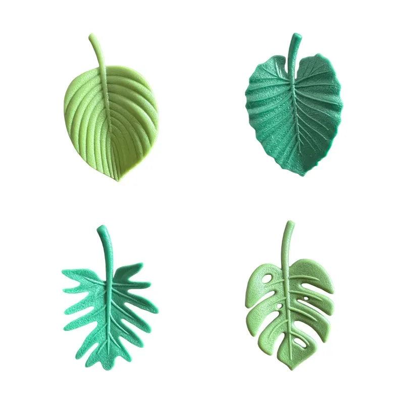 The Mini Tropical Leaf Magnet Set